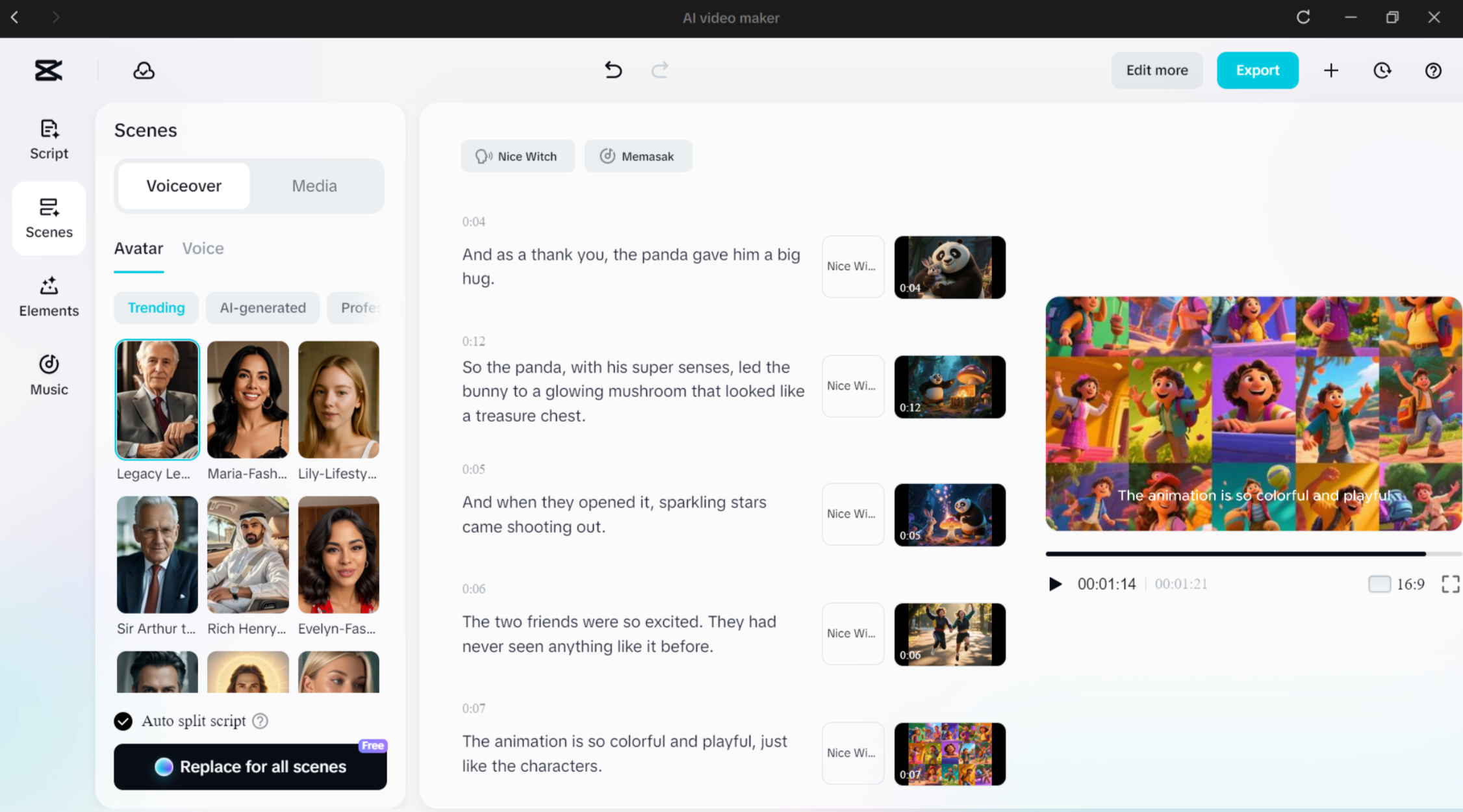 Interface of the CapCut desktop video editor - the best AI video generator for animation