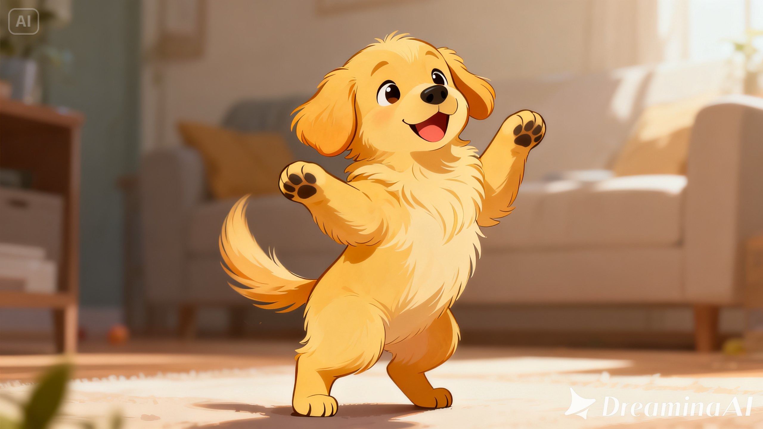 Exportați și partajați videoclipuri HD de dans pentru câini pentru TikTok, Reels și pantaloni scurți