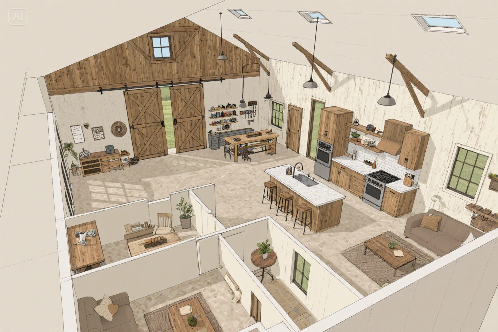 Barndominium floor plans