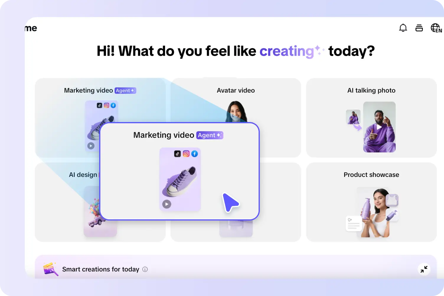 Write prompt and select model 