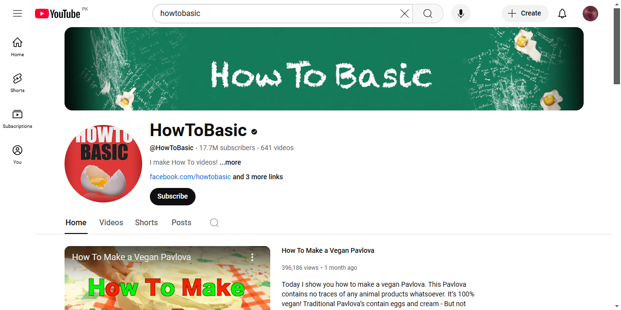 HowToBasic YouTube channel