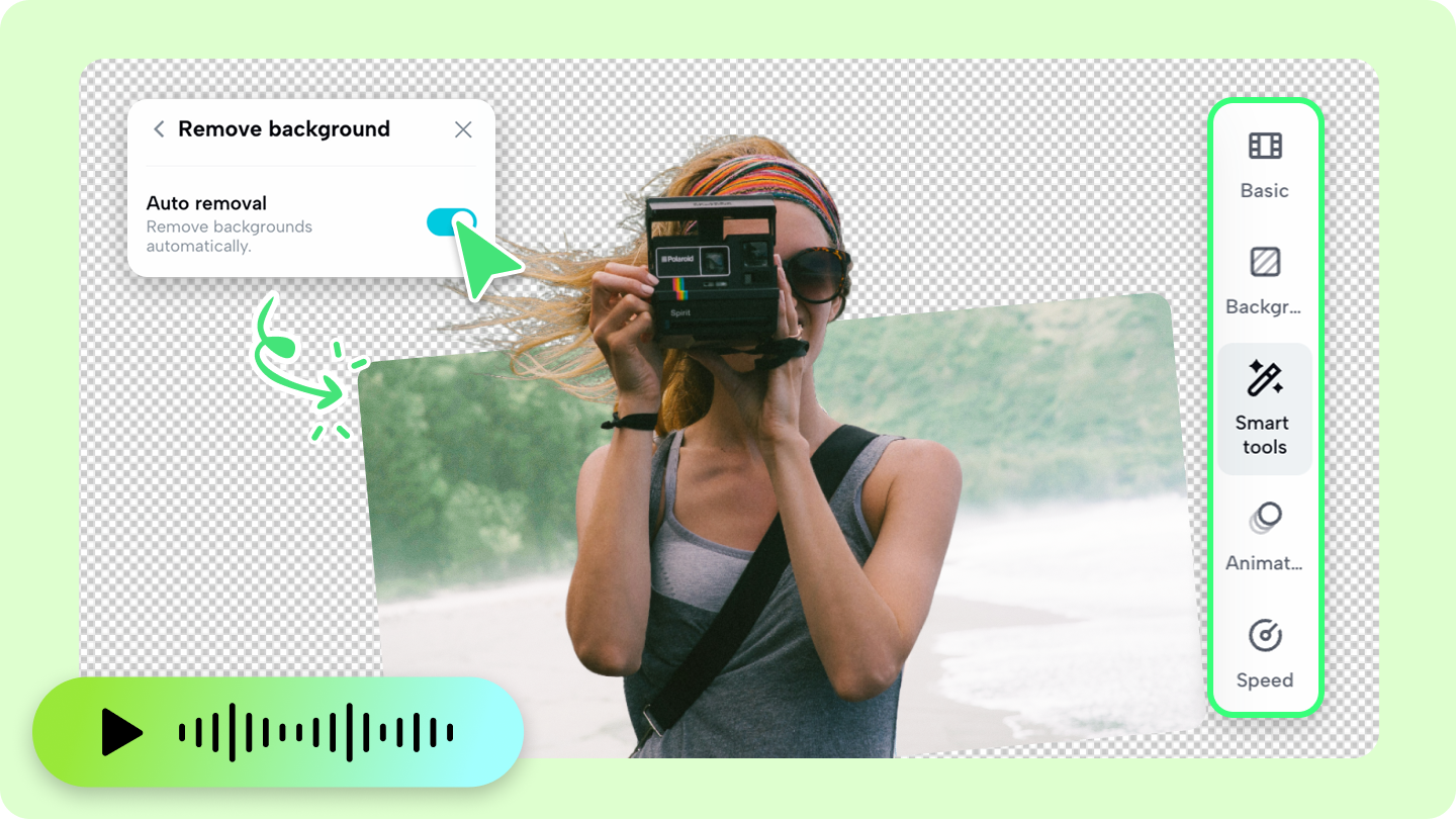 ai video background remover