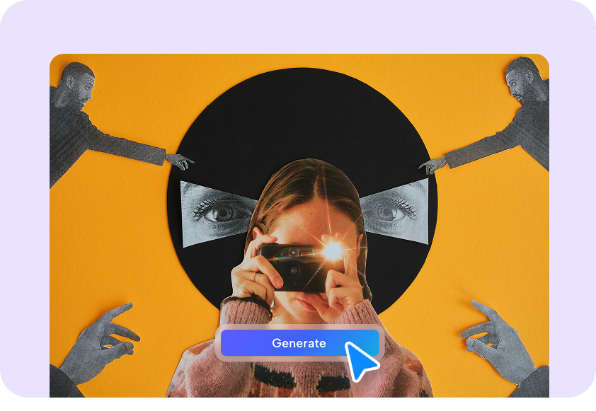 Gumawa ng malikhaing likhang sining gamit ang AI photo editor ng CapCut