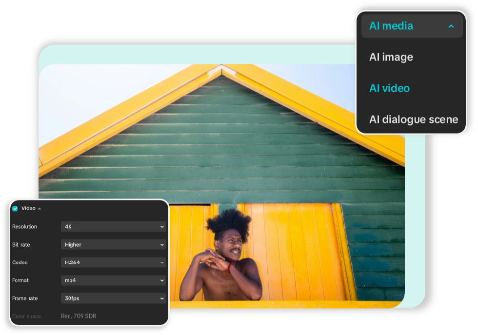 시네마틱 스타일 제어 및 비주얼 커스터마이징