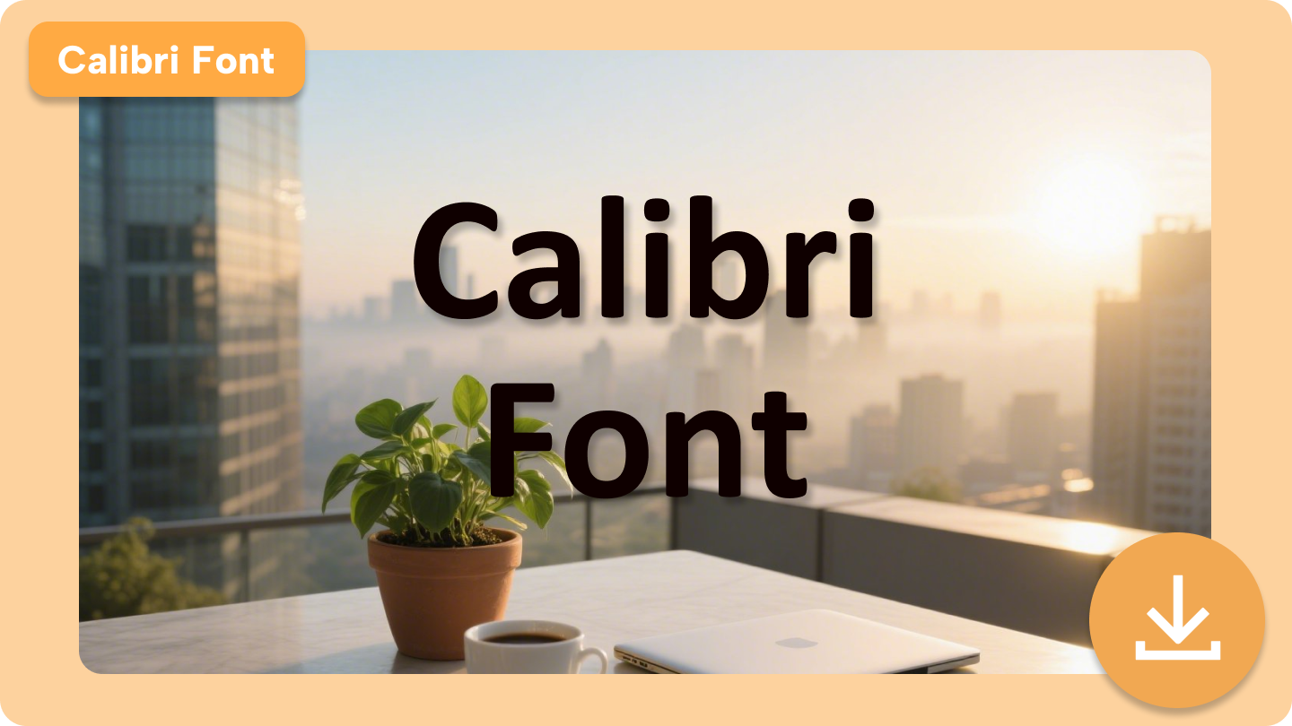 calibri font