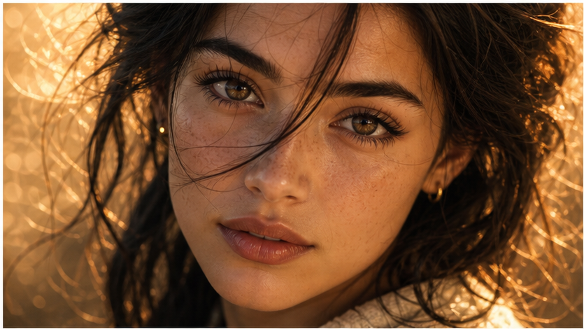 Trending Close Up Portrait Photo Editing Prompts example 1