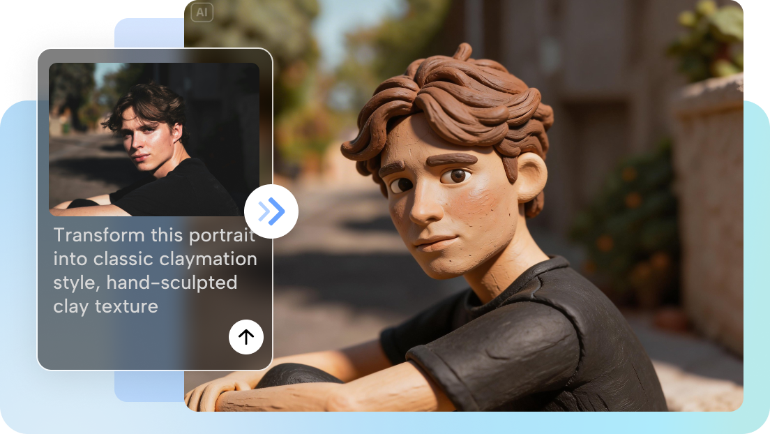  Convert image into claymation style using AI