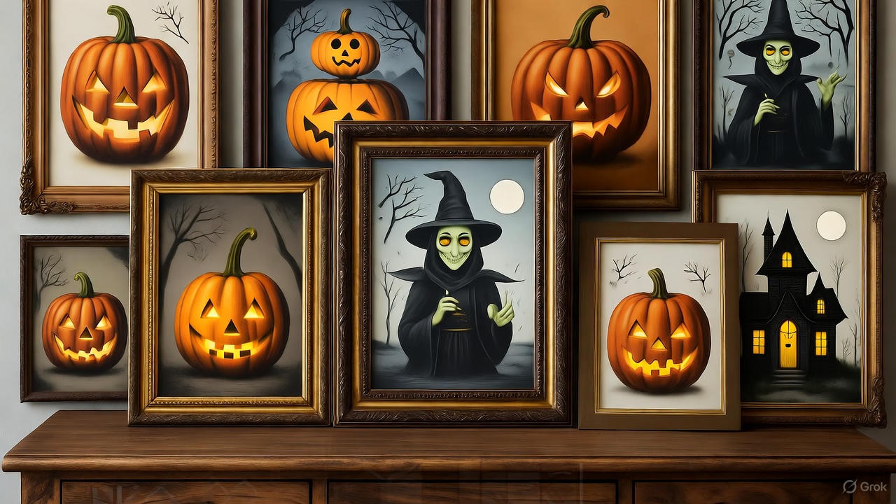 萬聖節剪貼畫指南：免費資源和創意技巧, image size:1280x720