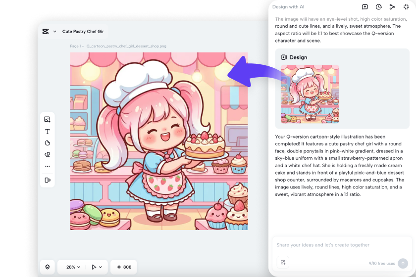 Generate your AI girl photo