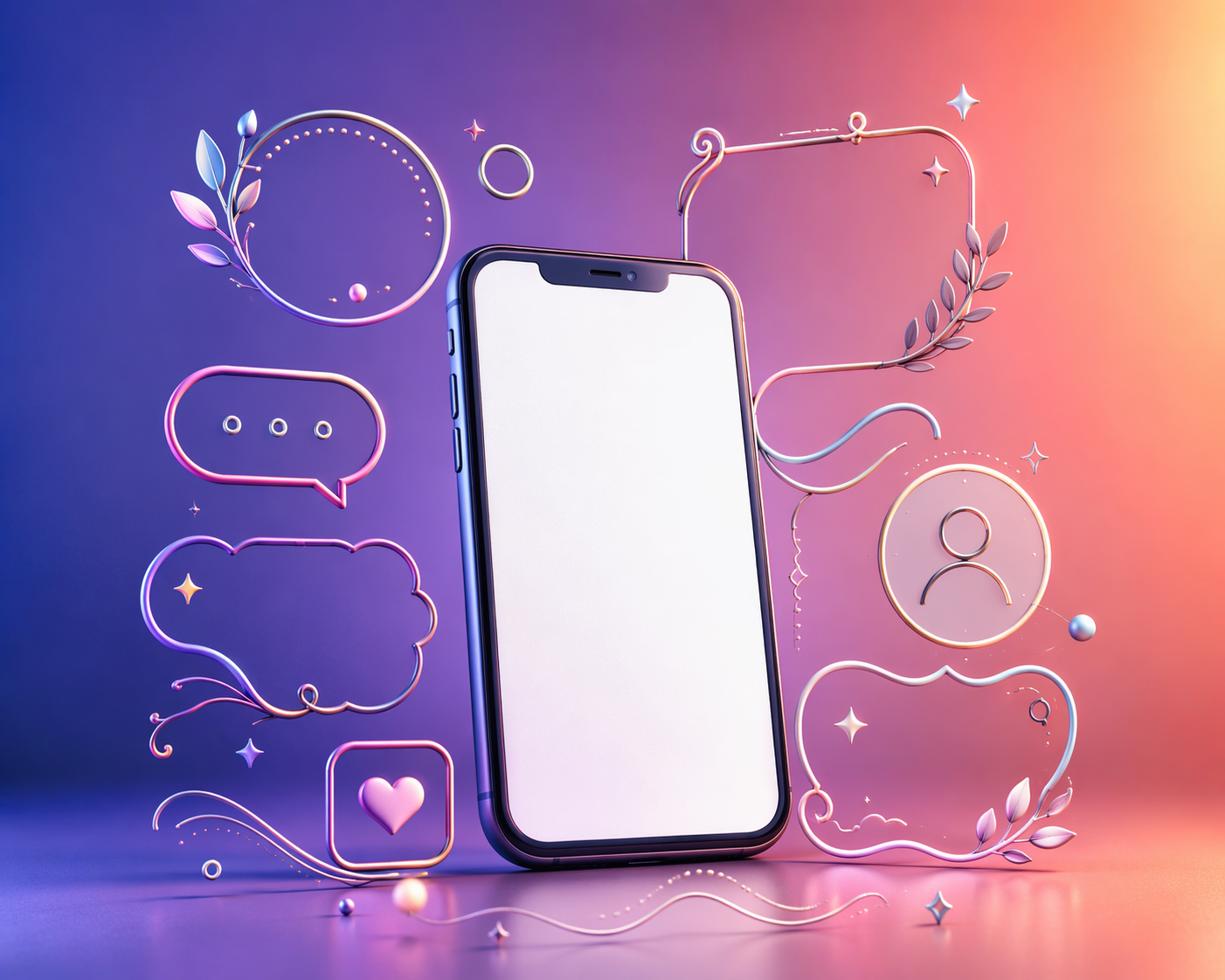 Dreamina text konst generator snabb exempel 3: Dekorativ linje ram