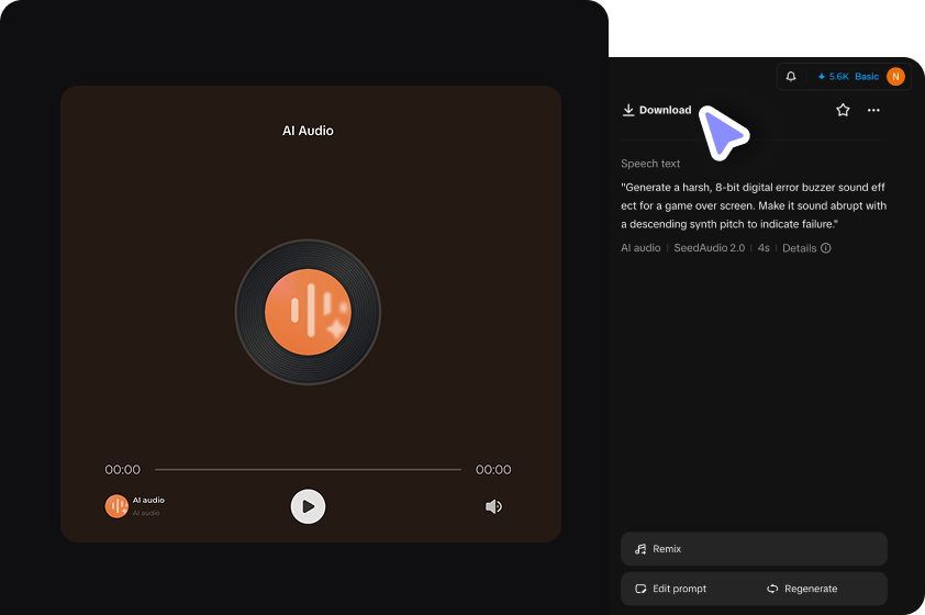 Étape 3 : Affinez et téléchargez votre effet sonore