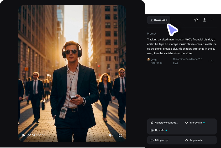  Refine and download frames to video output