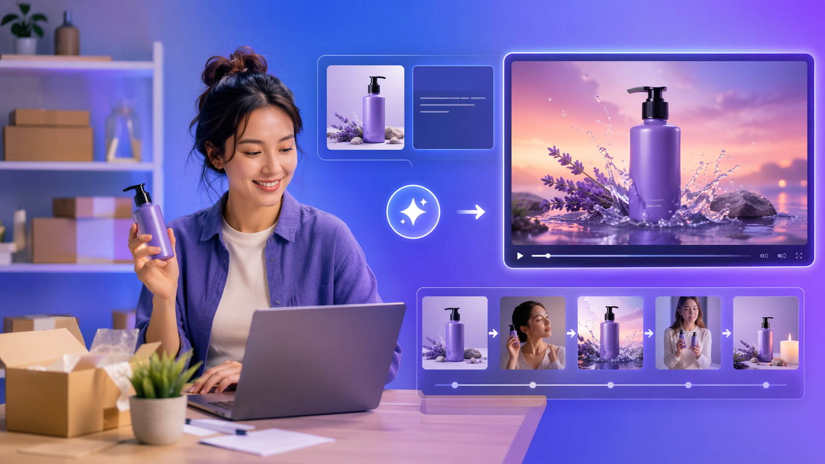 free ai ad video generator hero preview made with Dreamina