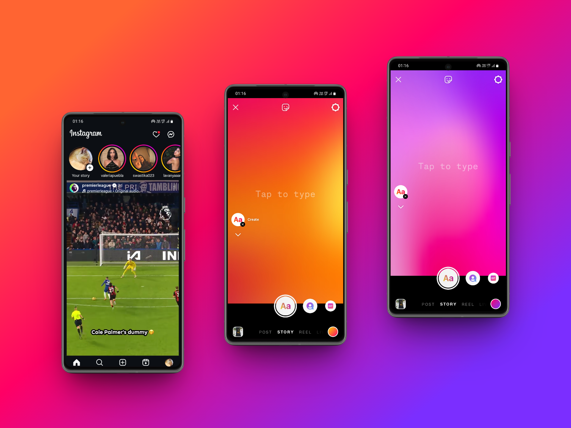 The gradient background method