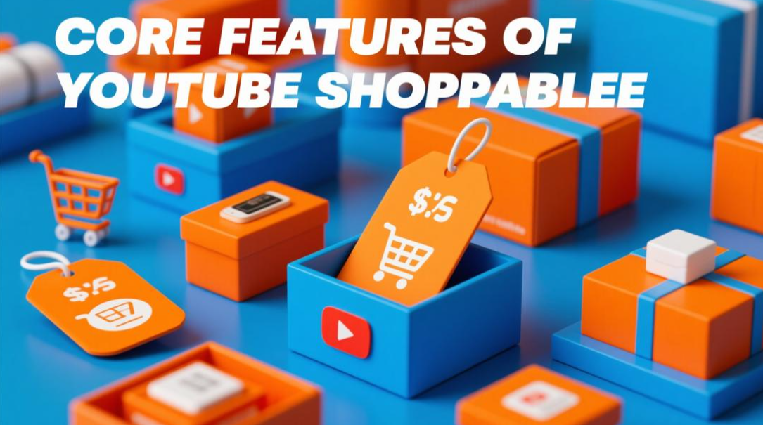 Recursos do YouTube Shoppable