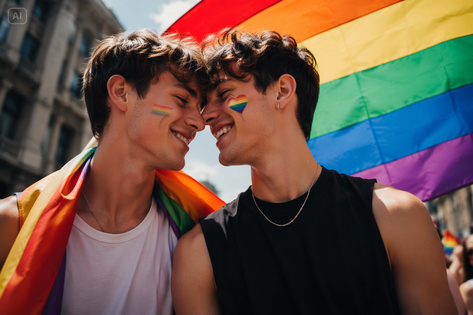pride month ai photo