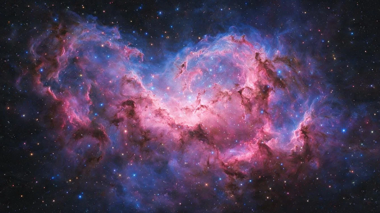 Nebula landscape visual