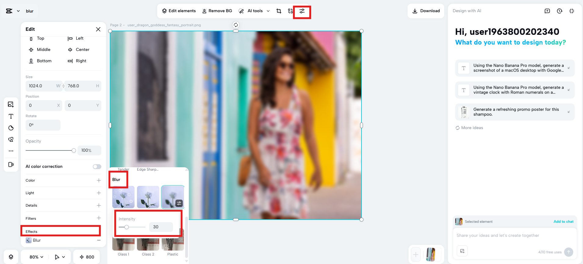 Blur your image