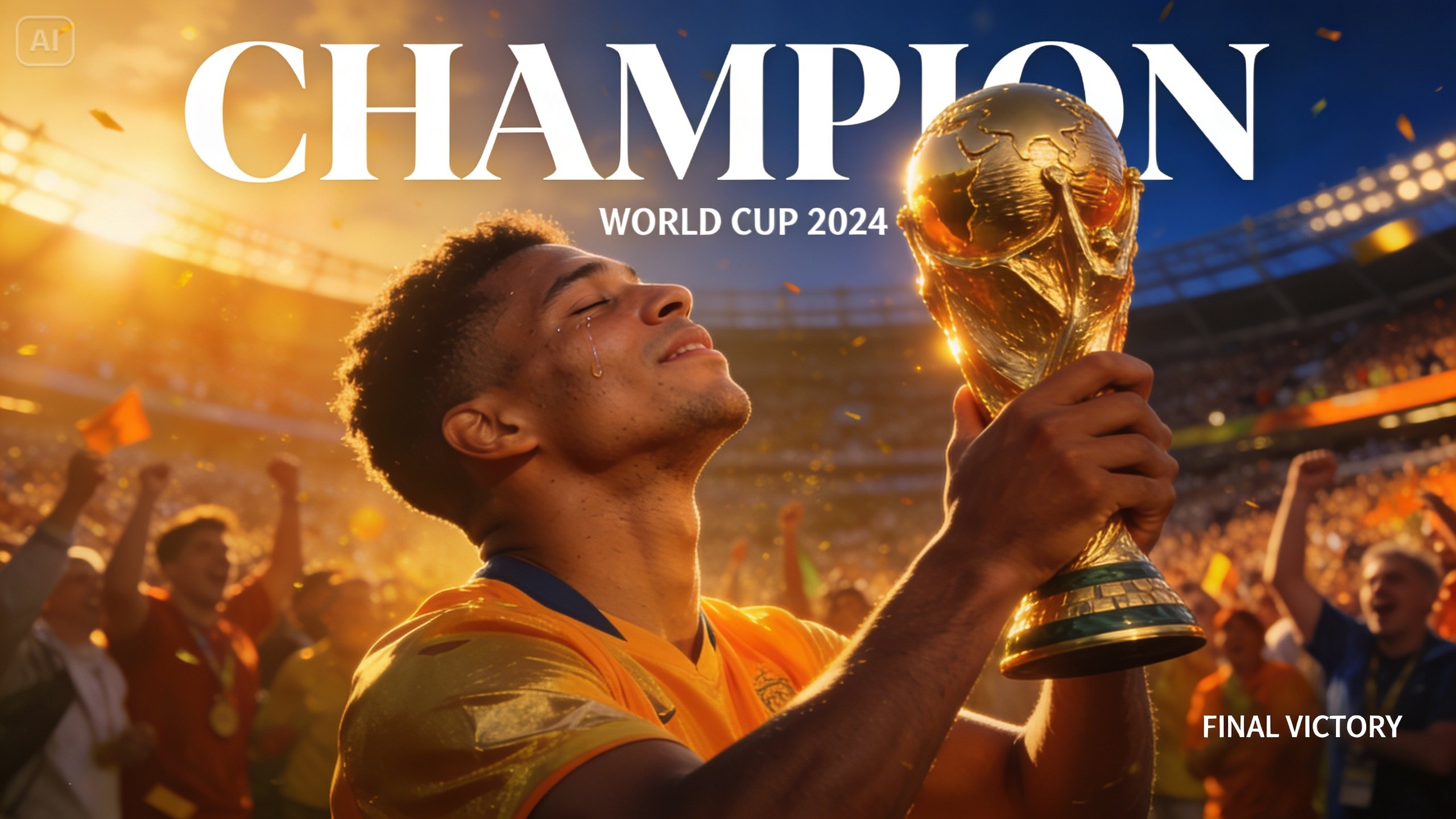 Solicitarea posterului Cupei Mondiale AI FIFA