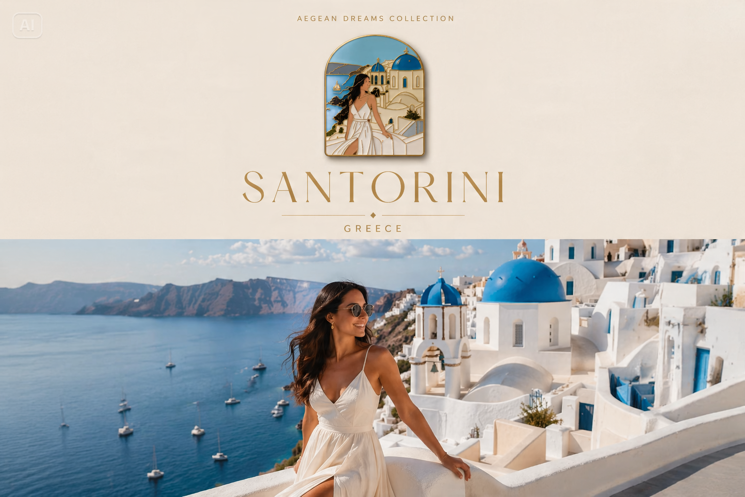 Luxury Travel Poster Prompt features