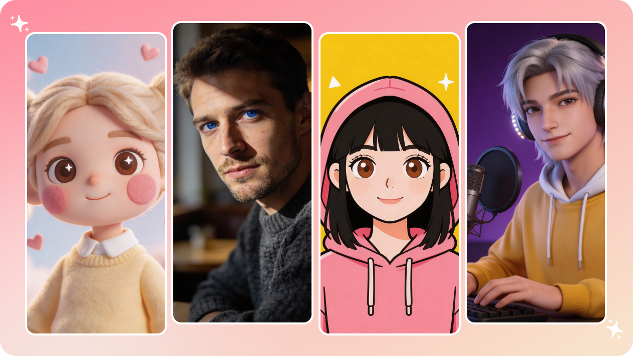 Creați un avatar personalizat cu diferite stiluri