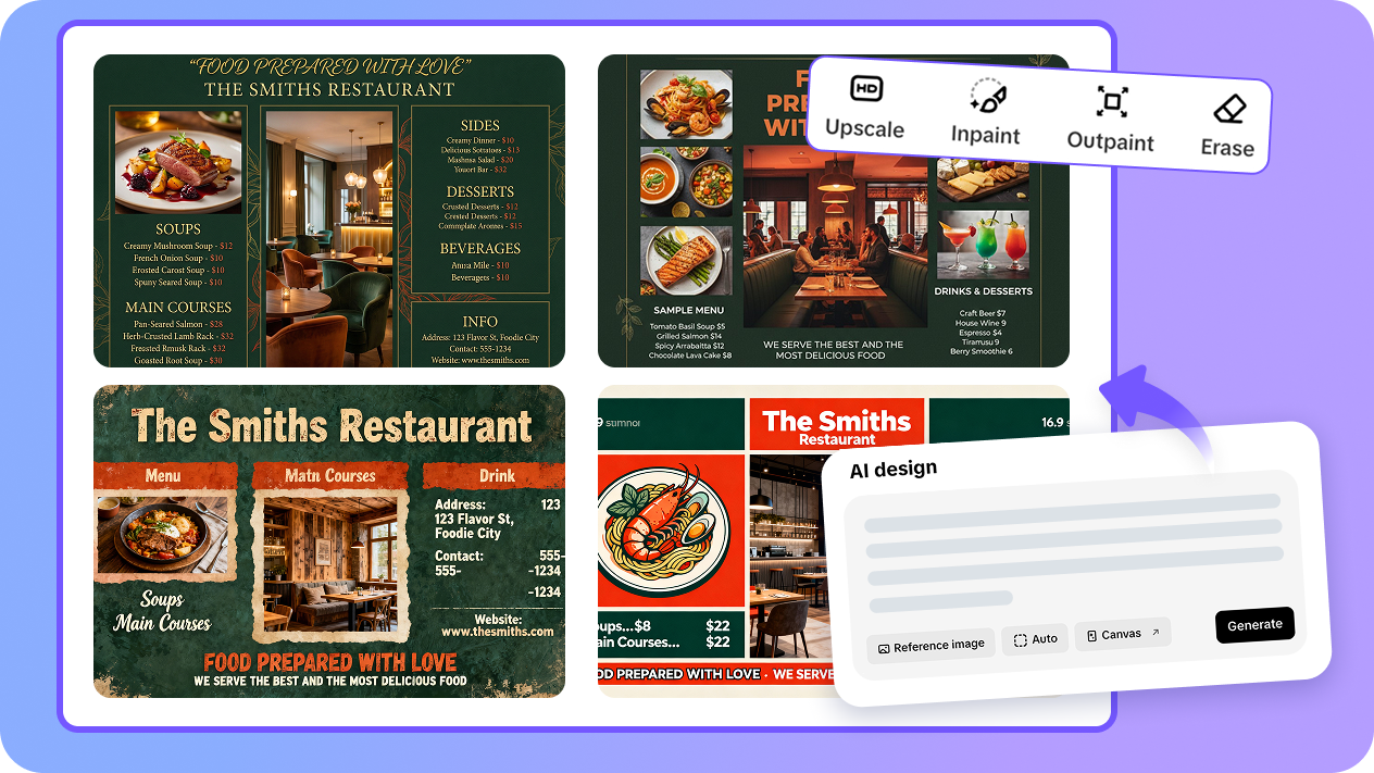 Lägg till kreativa element för att finjustera broschyren