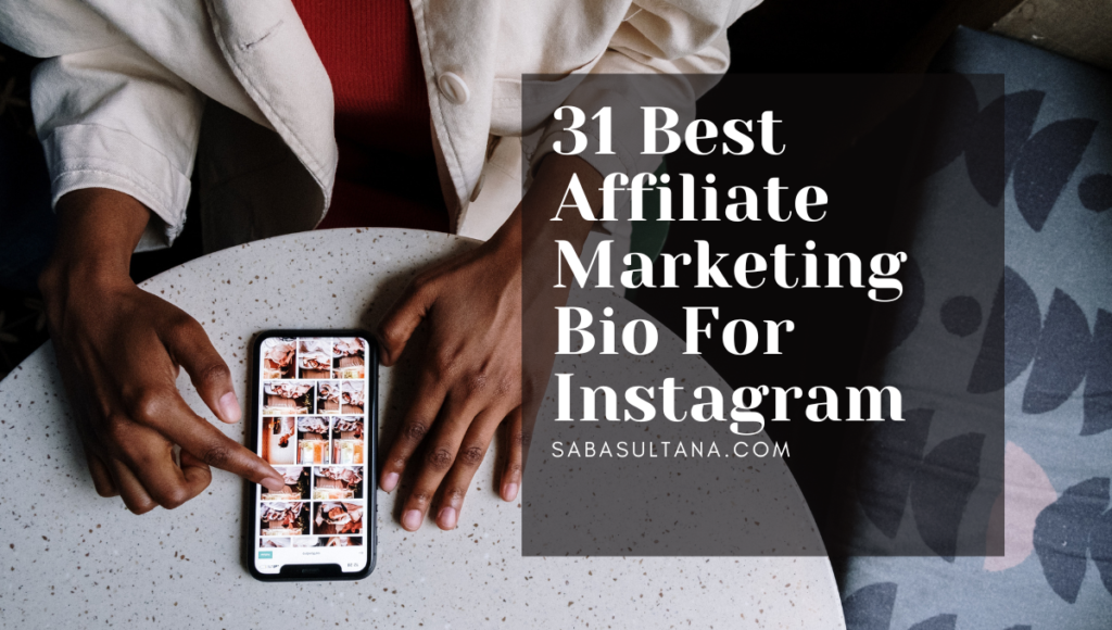 Üzleti bio interfész az affiliate marketinghez