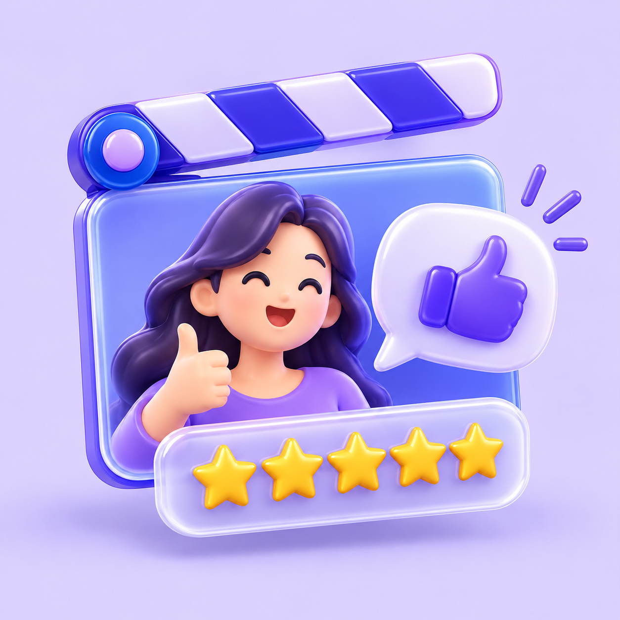 Original icon for testimonial ads
