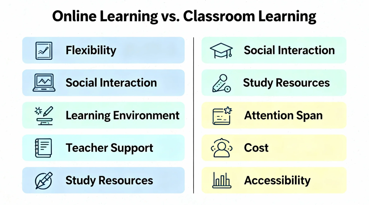 Larawan ng mga infographic ng paghahambing