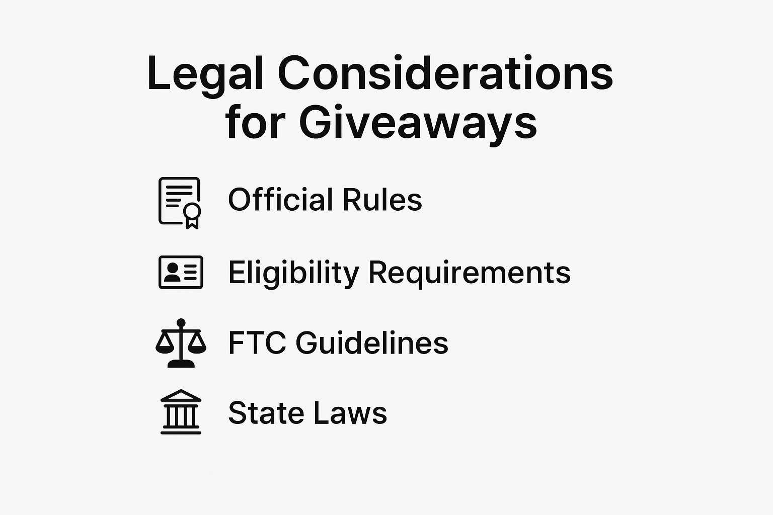 Legal considerations