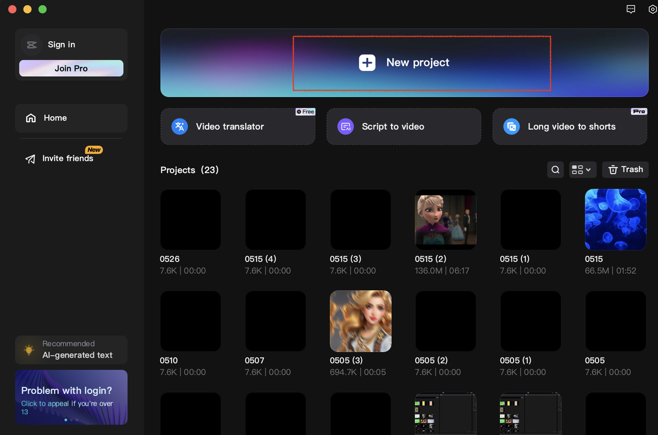 how to do the ai filter on CapCut
