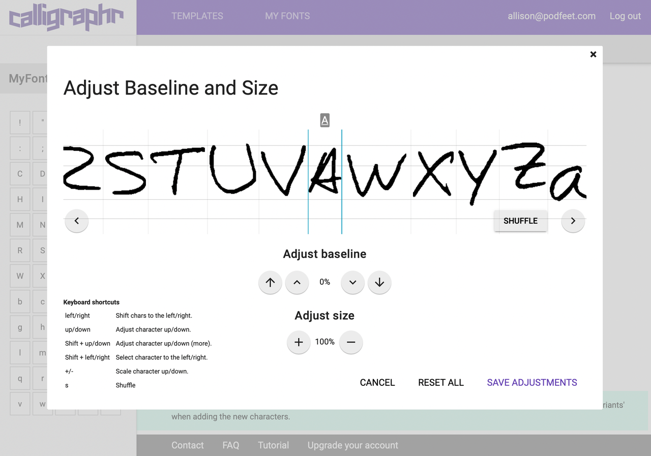 Calligraphr - fancy text maker