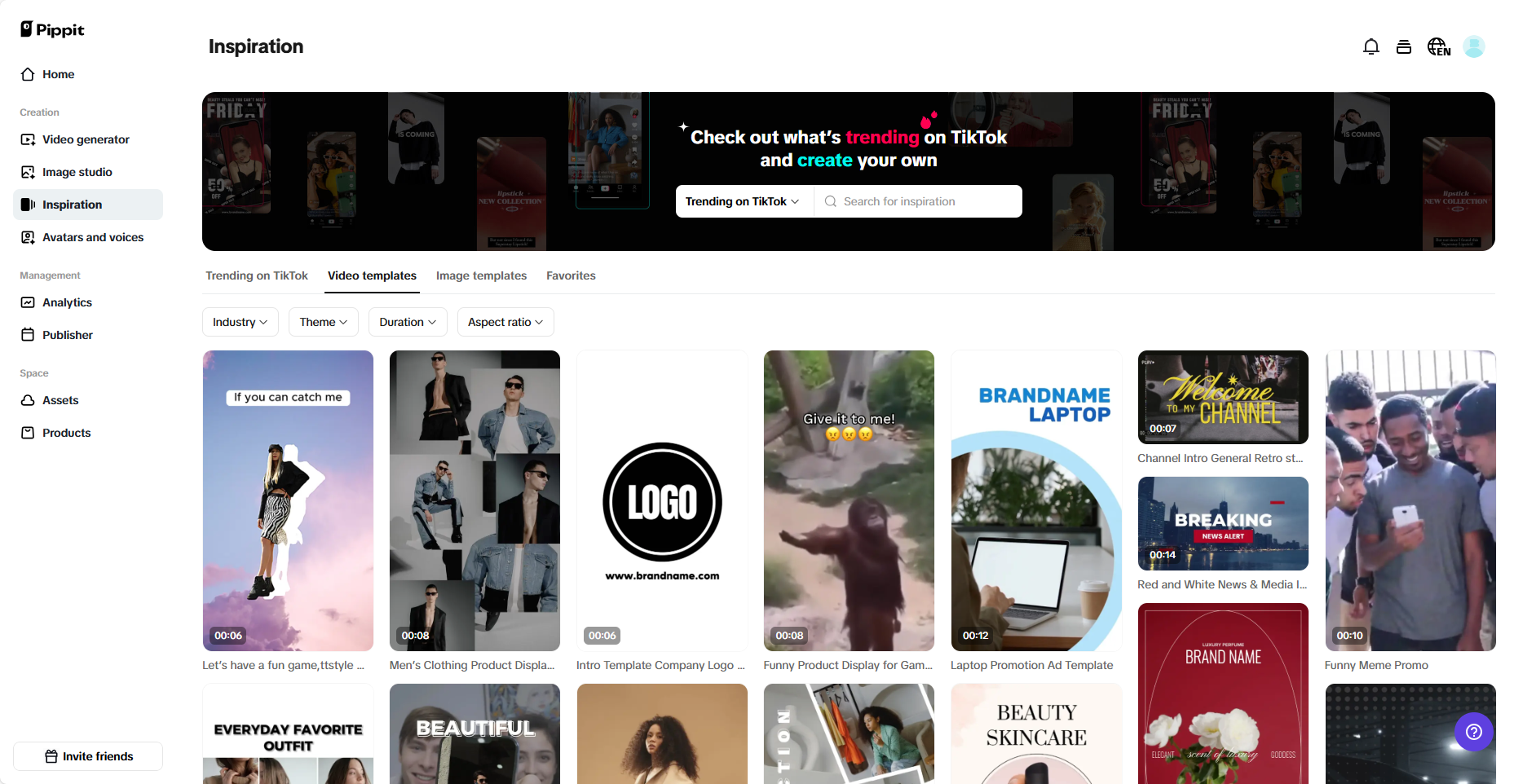 Ready-to-use templates