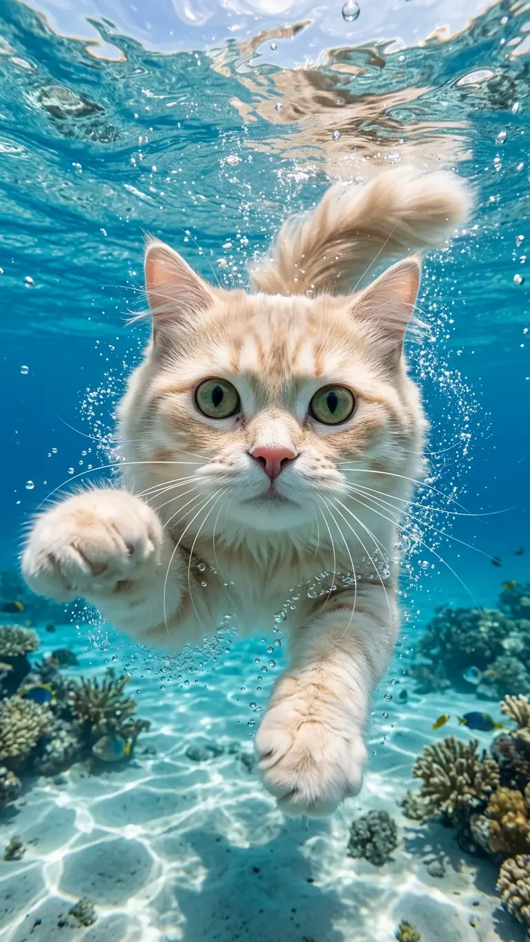 underwater ai photo