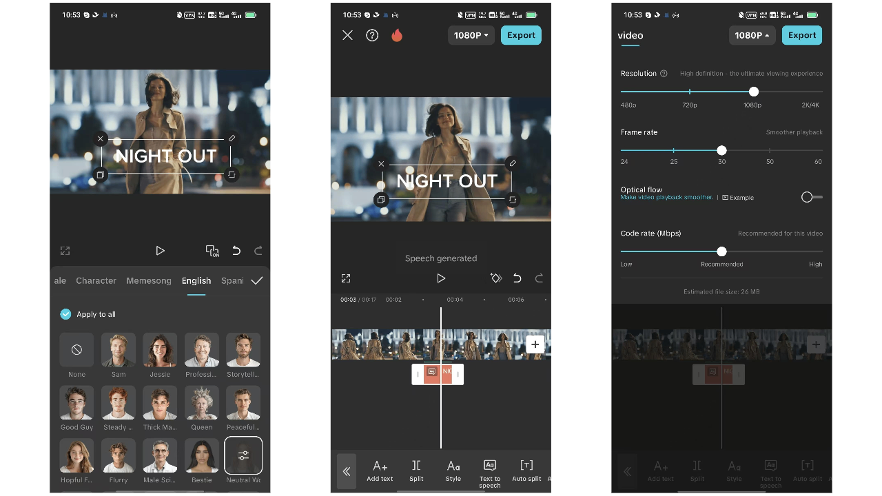 Esikatsele ja tallenna video