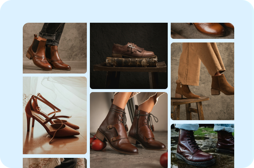 E-commerce product editing with a flipped image horizontally