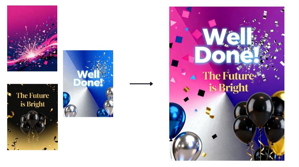 Multi-image fusion feature in Dreamina