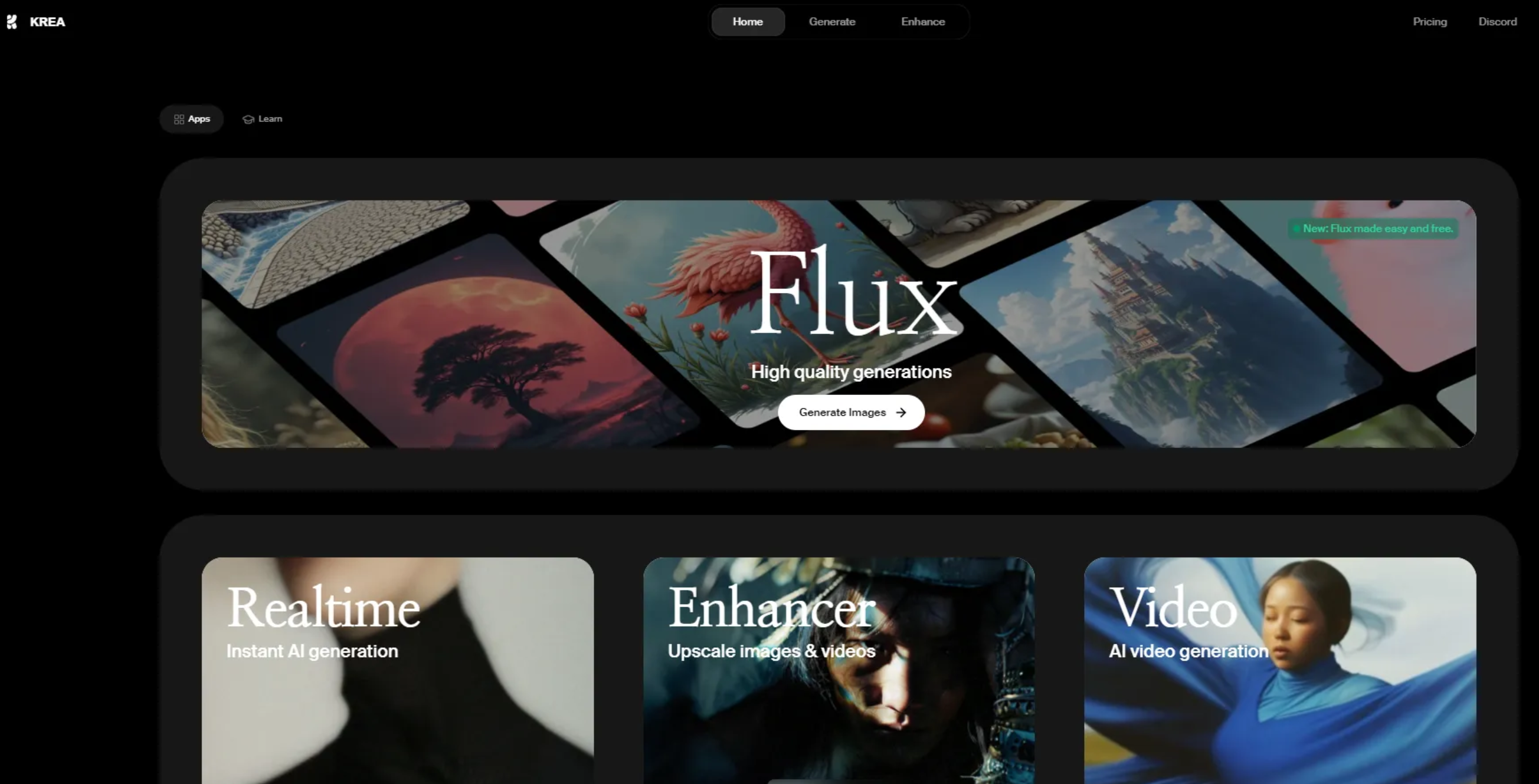 O que é o realçador de fotos Krea IA