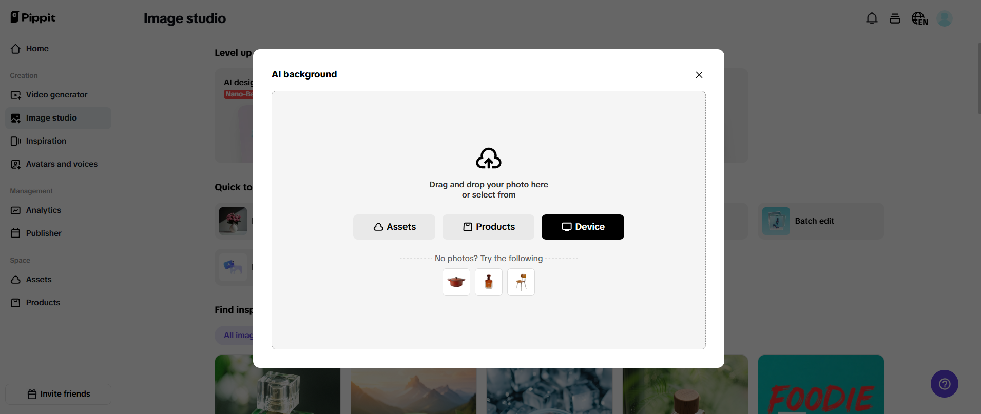 Skapa en unik bakgrund bakom din logotyp