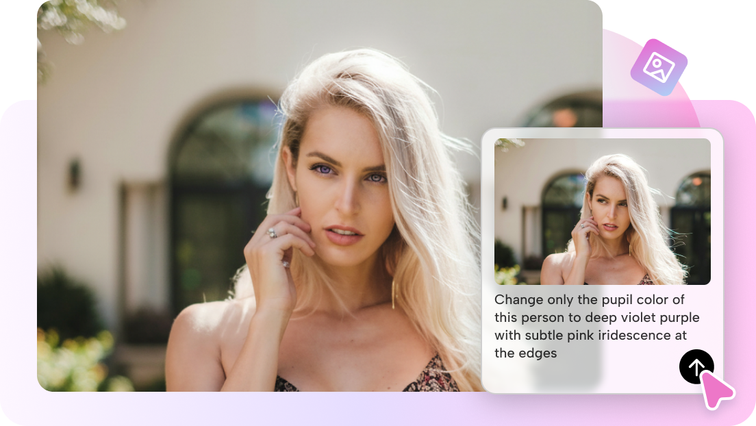 Chnage your eye color with simpe prompt