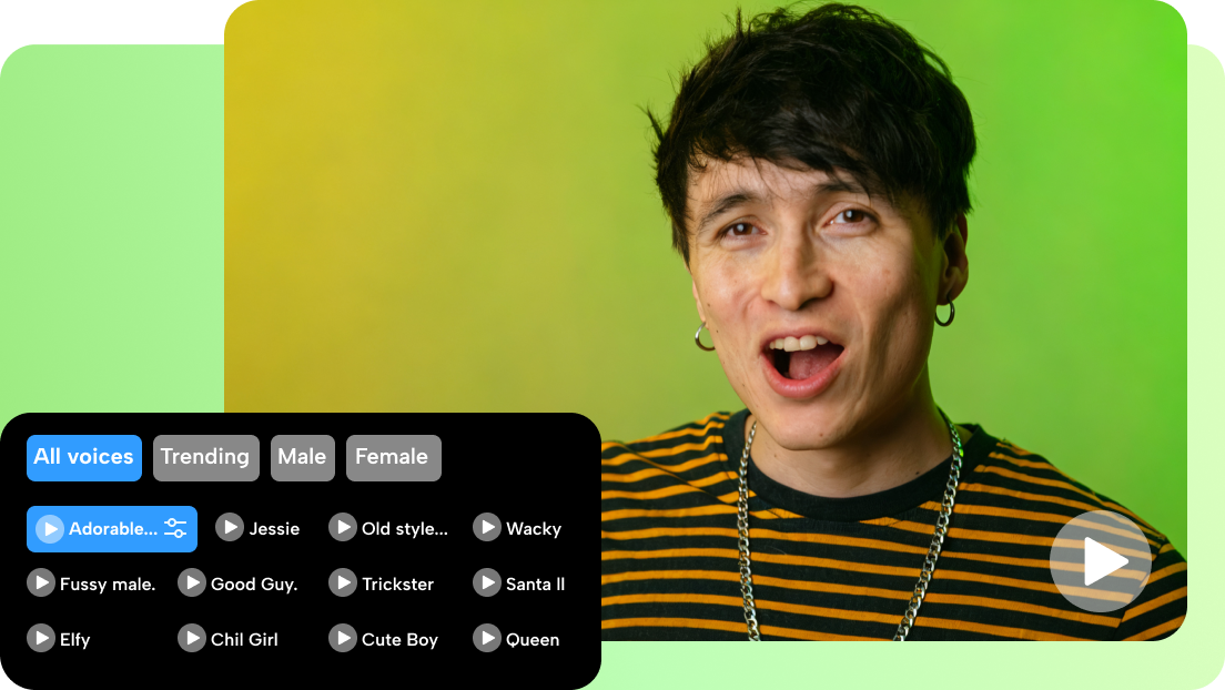 realistische avatar-maker van tekst