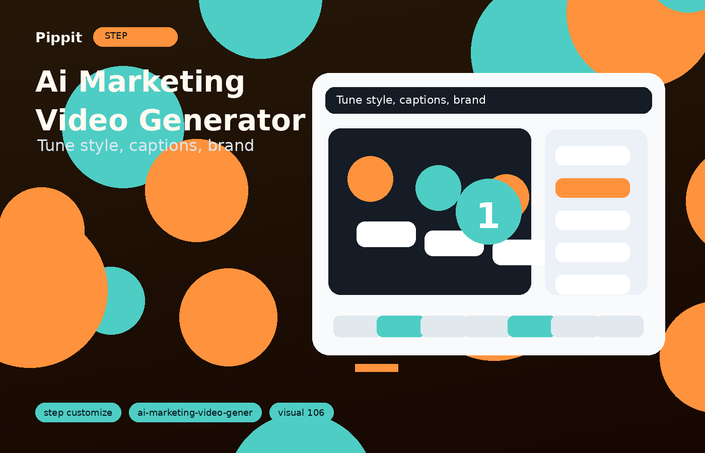 ai marketing video generator customization workflow in Pippit