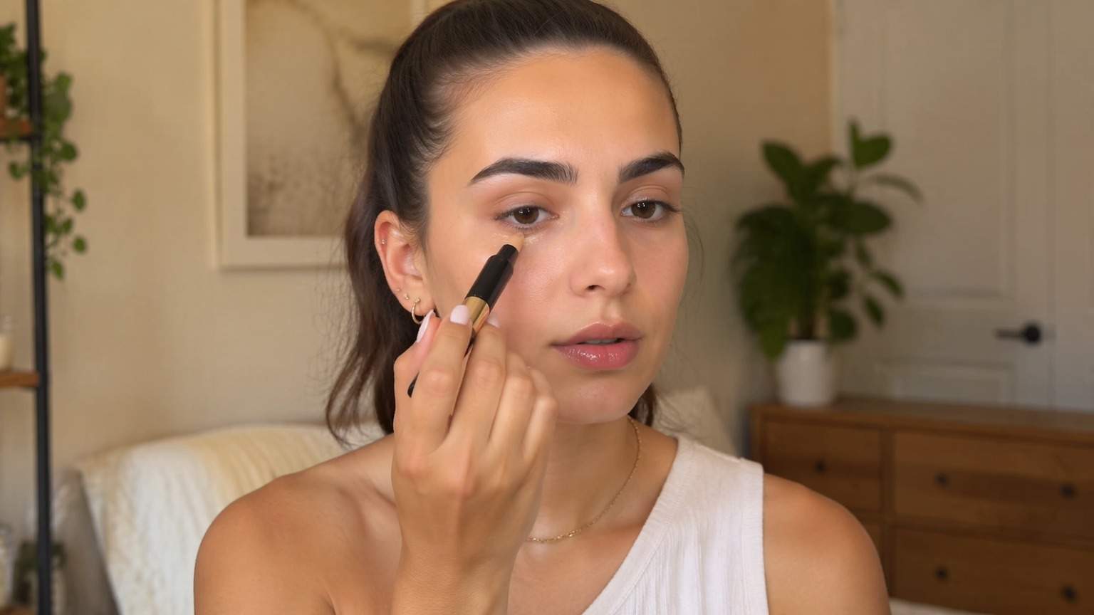 Dreamina entfernt Make-up aus der Videoaufforderung Beispiel 4: Polieren eines sozialen Videorahmens