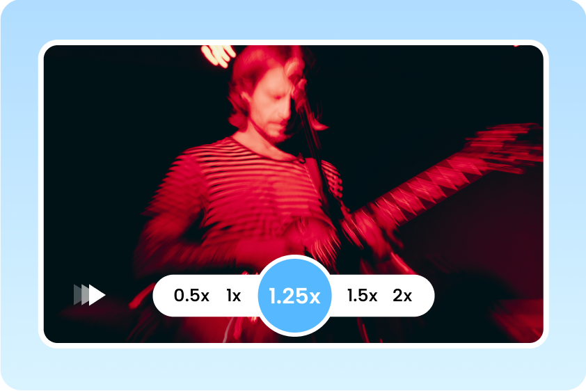 Adjust speed to suit your needs