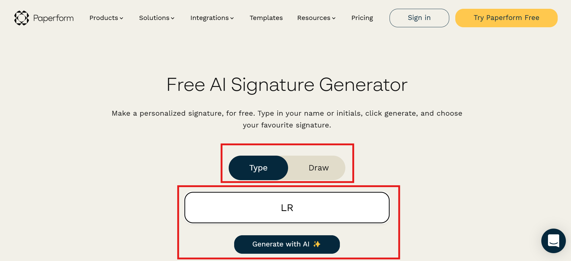 Entrez votre signature