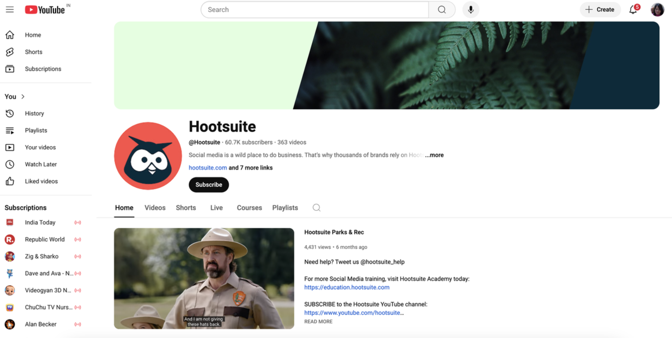 Makmal Hootsuite