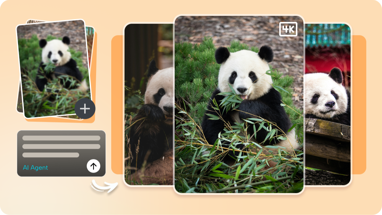 Upscale entire photo collections with AI Agent