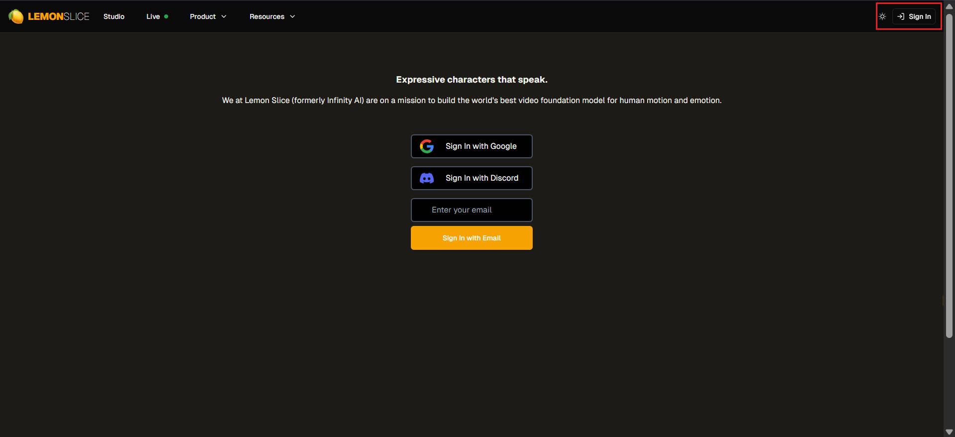 Log in or Sign in