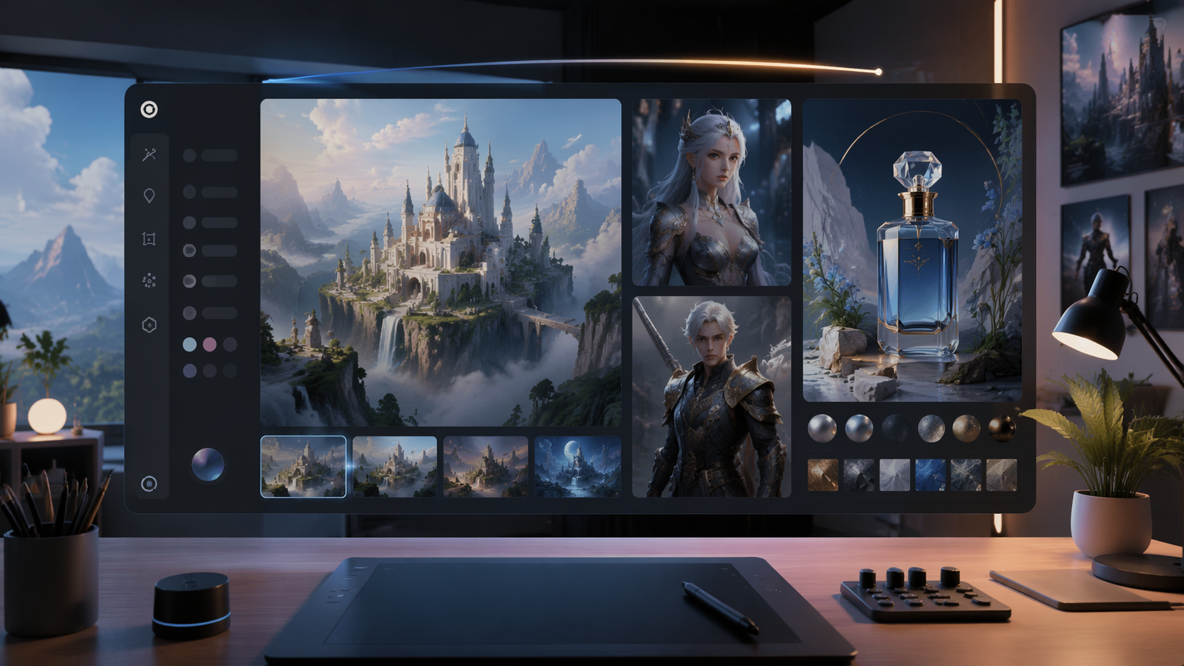 Dreamina Meta AI Bildgenerator Prompt Beispiel 3: Fantasy Scene Generator
