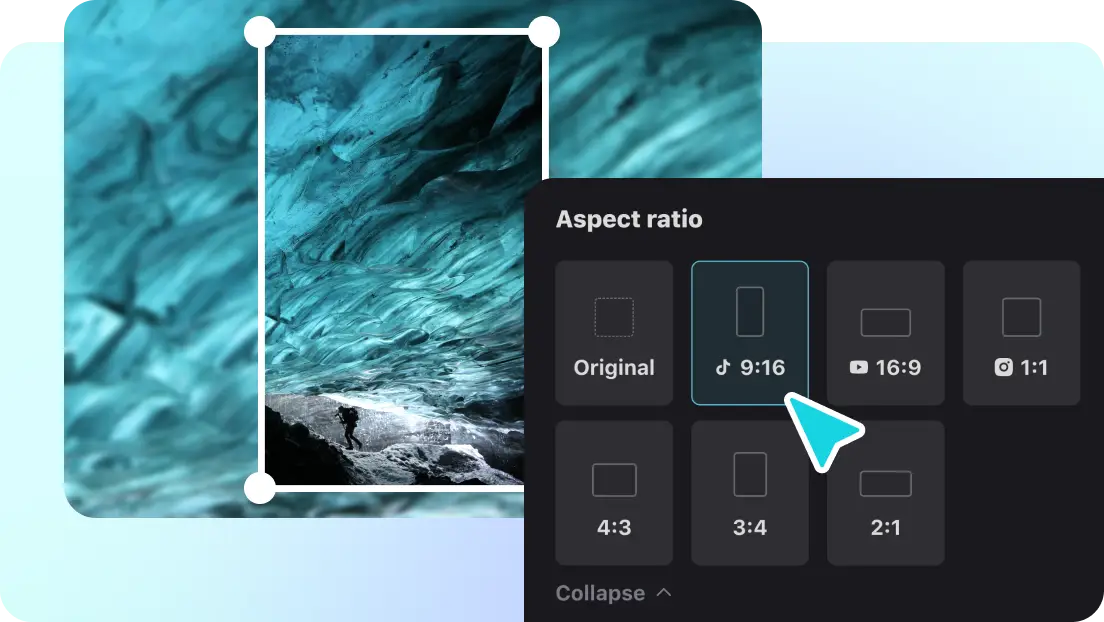 Resize videos with CapCut